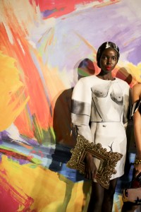 Backstage at Moschino RTW Spring 2020
