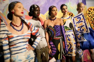 Backstage at Moschino RTW Spring 2020
