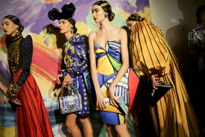 Backstage at Moschino RTW Spring 2020