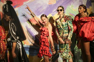 Backstage at Moschino RTW Spring 2020