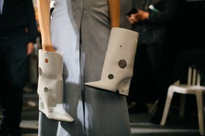 Backstage at Off-White RTW Spring 2020