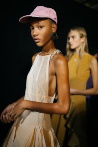 Backstage at Off-White RTW Spring 2020