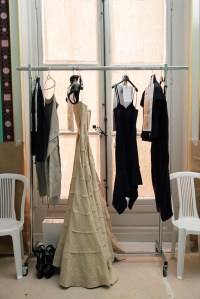 Backstage at Olivier Theyskens RTW Spring 2020