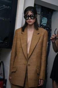 Backstage at Olivier Theyskens RTW Spring 2020