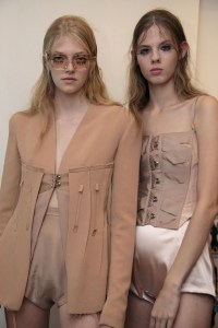 Backstage at Olivier Theyskens RTW Spring 2020