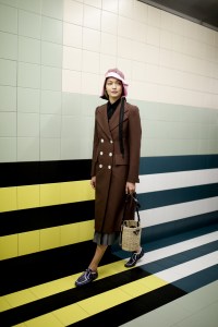 Backstage at Prada RTW Spring 2020