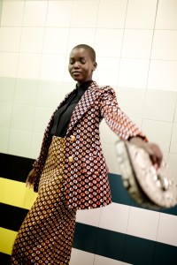 Backstage at Prada RTW Spring 2020