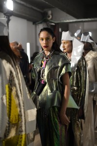 Backstage at Rick Owens RTW Spring 2020