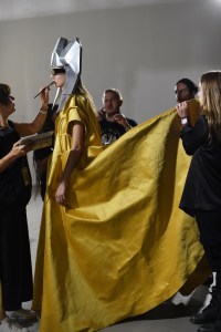 Backstage at Rick Owens RTW Spring 2020
