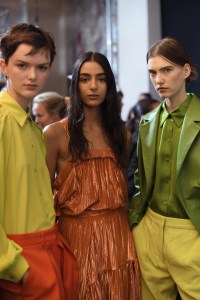 Backstage at Rochas RTW Spring 2020