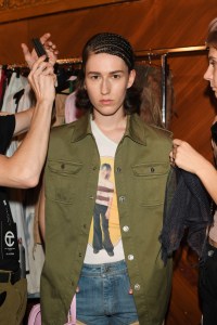 Backstage at Telfar RTW SS 2020, photographed in Paris on September 23, 2019.