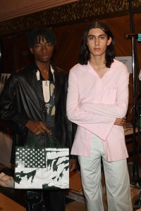 Backstage at Telfar RTW SS 2020, photographed in Paris on September 23, 2019.