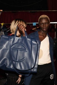 Backstage at Telfar RTW SS 2020, photographed in Paris on September 23, 2019.