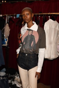 Backstage at Telfar RTW SS 2020, photographed in Paris on September 23, 2019.