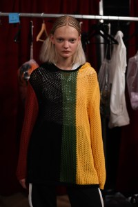 Backstage at Telfar RTW SS 2020, photographed in Paris on September 23, 2019.