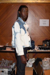 Backstage at Telfar RTW SS 2020, photographed in Paris on September 23, 2019.