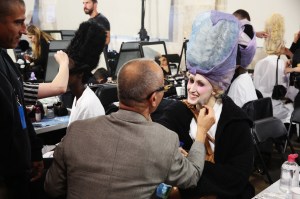 Backstage at Thom Browne RTW Spring 2020