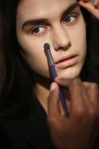 Backstage at Yohji Yamamoto RTW Spring 2020
