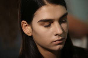 Backstage at Yohji Yamamoto RTW Spring 2020