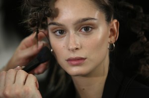 Backstage at Yohji Yamamoto RTW Spring 2020