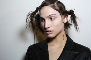 Backstage at Yohji Yamamoto RTW Spring 2020