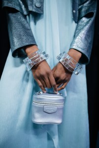 Backstage at Emporio Armani RTW Spring 2020.