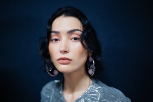 Backstage at Emporio Armani RTW Spring 2020.