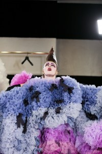 Backstage at Tomo Koizumi RTW Spring 2020