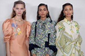 Backstage at Tory Burch RTW Spring 2020