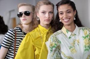 Backstage at Tory Burch RTW Spring 2020