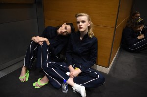 Backstage at Tory Burch RTW Spring 2020