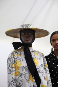 Backstage at Erdem RTW Spring 2020