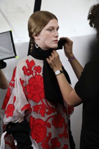 Backstage at Erdem RTW Spring 2020
