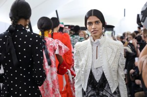 Backstage at Erdem RTW Spring 2020