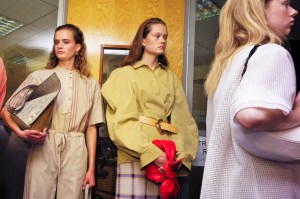 Backstage at Rejina Pyo RTW Spring 2020