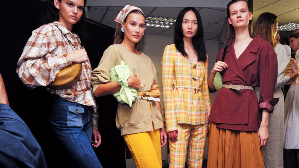 Backstage at Rejina Pyo RTW Spring 2020