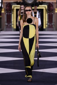 Model on the catwalk