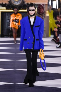 Model on the catwalk