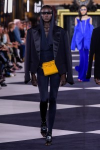 Model on the catwalk