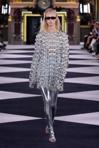 Model on the catwalk