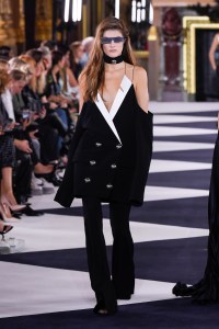 Model on the catwalk
