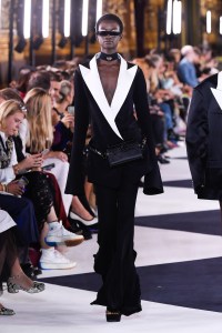 Model on the catwalk