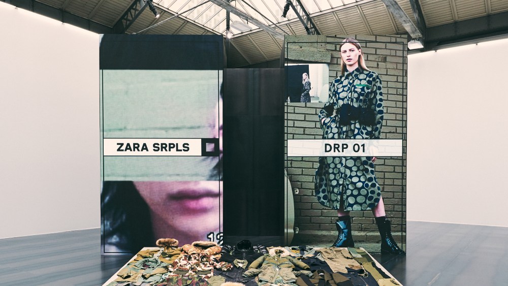 Zara showed pieces of its SRPLS line in Paris