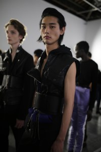 Backstage at Haider Ackermann RTW Spring 2020