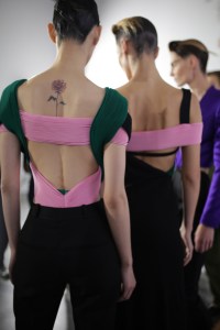 Backstage at Haider Ackermann RTW Spring 2020