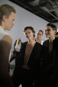 Backstage at Haider Ackermann RTW Spring 2020