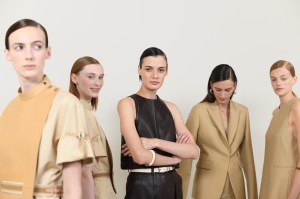 Backstage at Hermès RTW Spring 2020