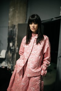 Backstage at Lutz Huelle RTW Spring 2020