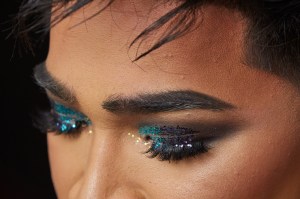 Bretman Rock getting ready to attend the Jeremy Scott show in New York.