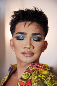 Bretman Rock getting ready to attend the Jeremy Scott show in New York.
